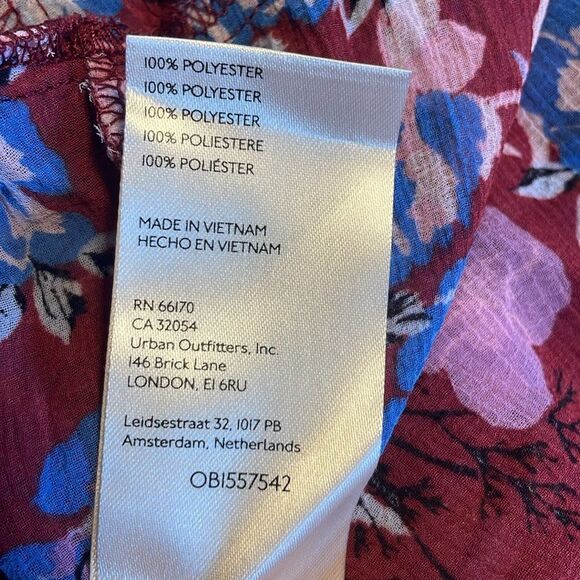 Free People Maybel Floral Blouse M - Picture 7 of 11